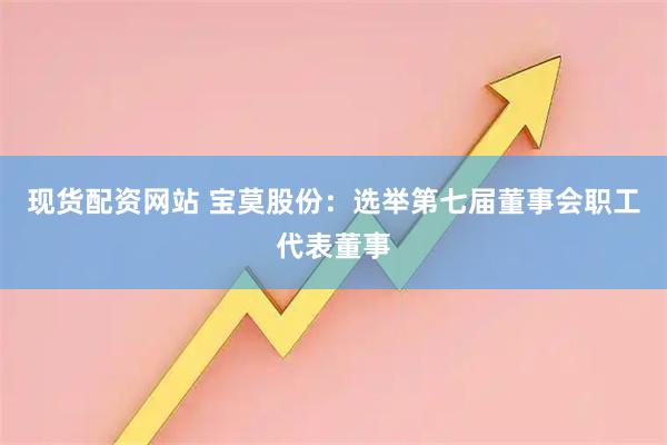 现货配资网站 宝莫股份：选举第七届董事会职工代表董事